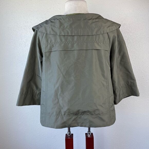 Mossimo Green Cropped Jacket Size L EUC - Picture 5 of 7